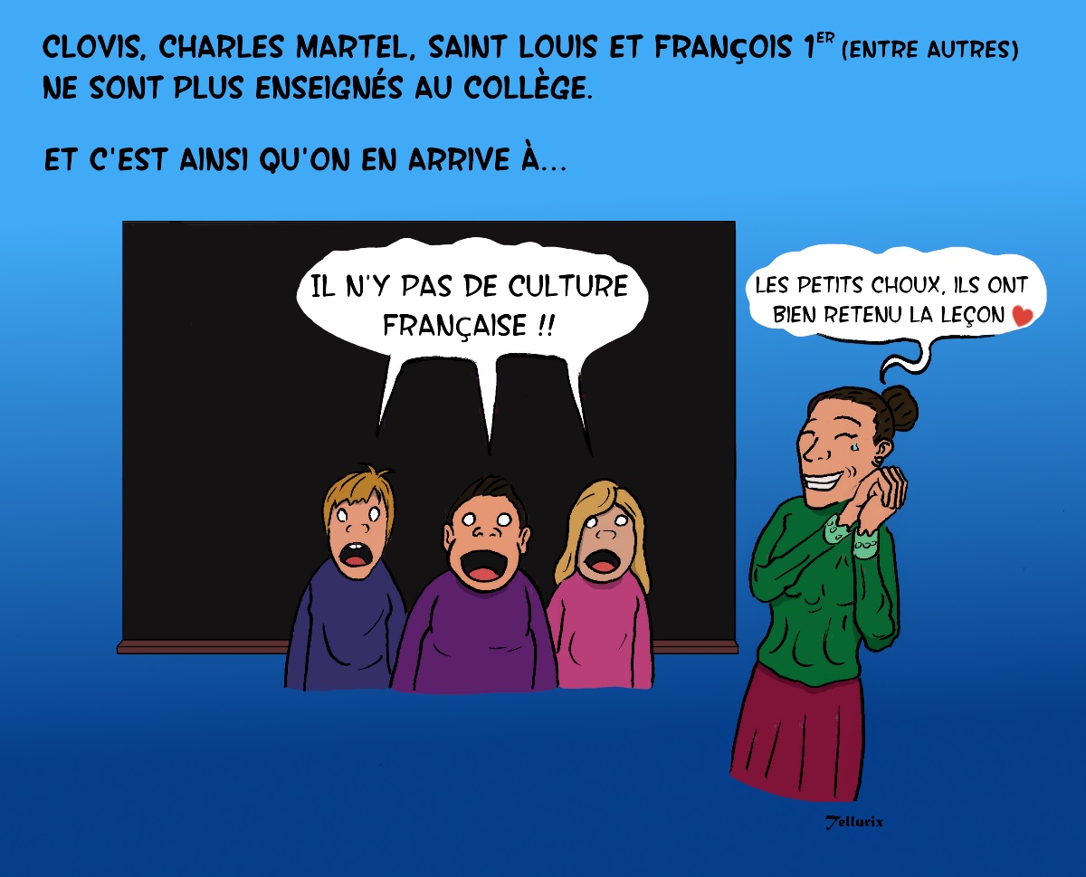 ce qu'on apprend plus en histoire au collège